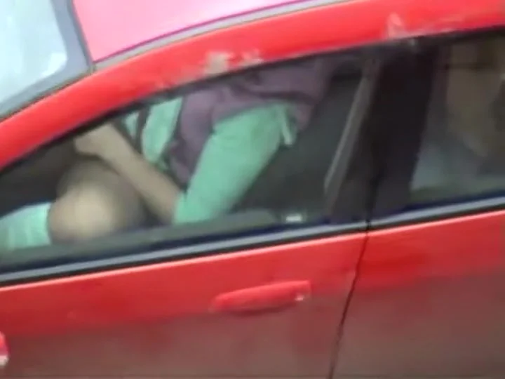 saw her masturbate in the car