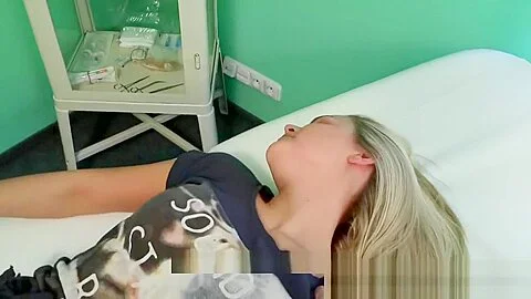 Czech Dizzy blonde squirts and recieves a creampie prescription