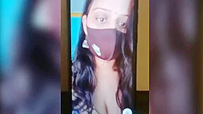 Telugu Aunty Video Call For Step Brother Dirty Talking With Boobs Showing Sucking