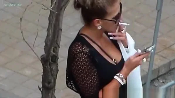 Pretty girl in white, sexy shorts