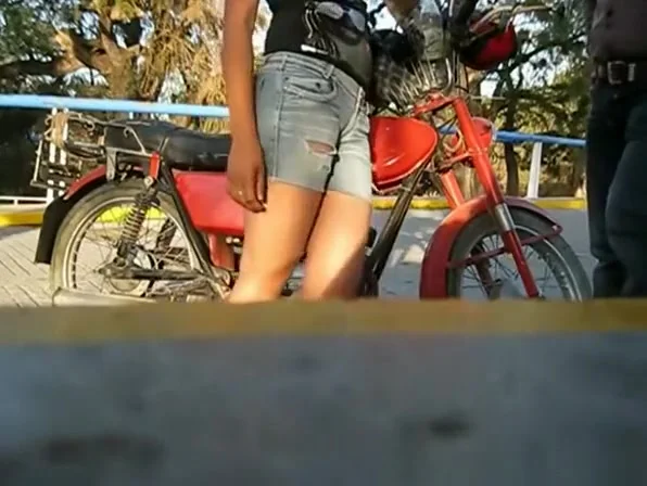 Tight jeans short ass