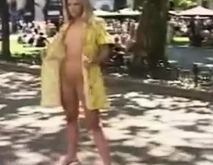 Krizstina beautiful czech naked in public