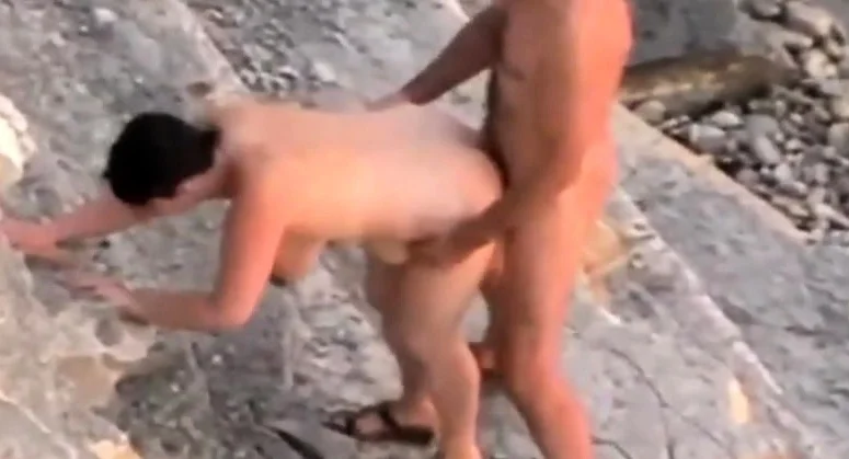 hot mature on the beach