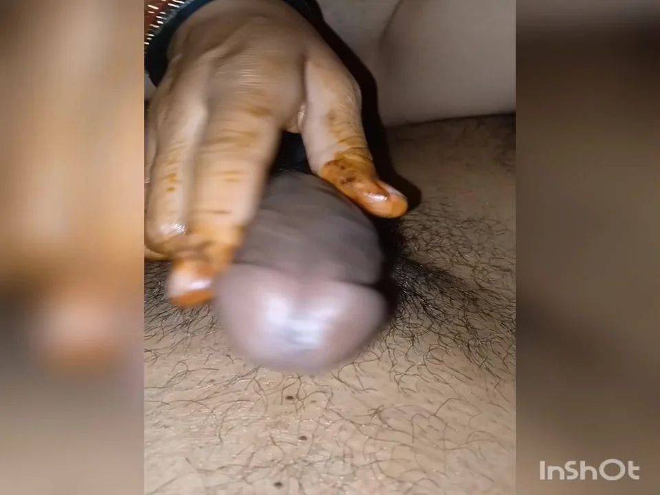 Playing Hand Gob With New Married Bhabhi In Village