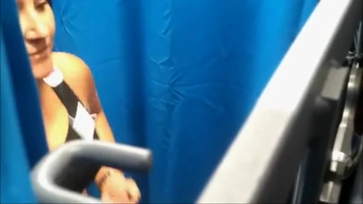 Sexy gap between thighs and cameltoe