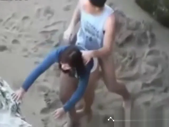 teens 18+ doggy style on the beach