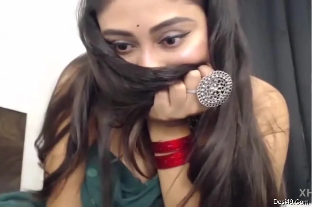 Today Exclusive-sexy Cam Girl Aana Hot Show 2