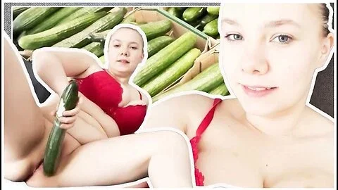 18yo Fuck Huhe Cucumber!!! Teen Bbw Extreme Insertions!