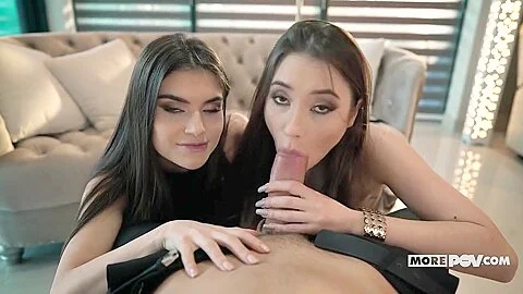 Stefanys Surprise With Liya Silver, Li Ya And Stefany Kyler