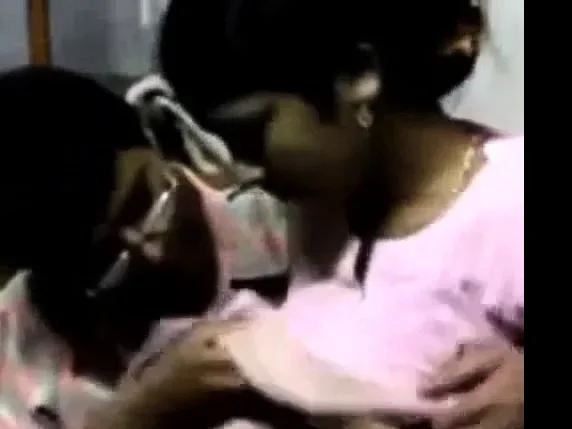 Indian guy makes out with a maid and licks her natural tits