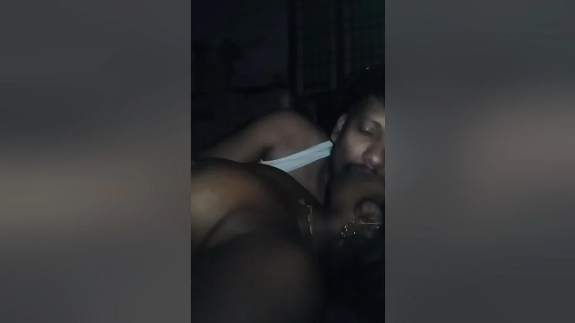 Indian Wife Boobs Kissing