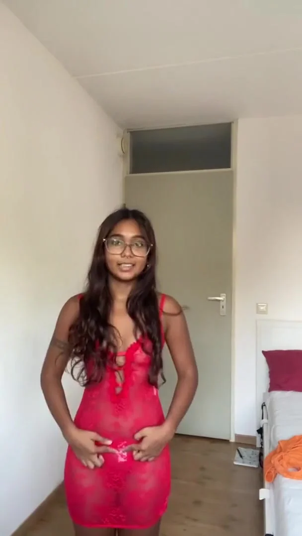 Try On Haul Lingerie: Watch This Petite Indian Try On Cute Lingerie
