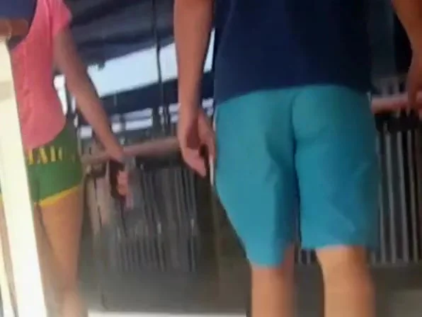 Asses in tight jeans pants and tight shorts