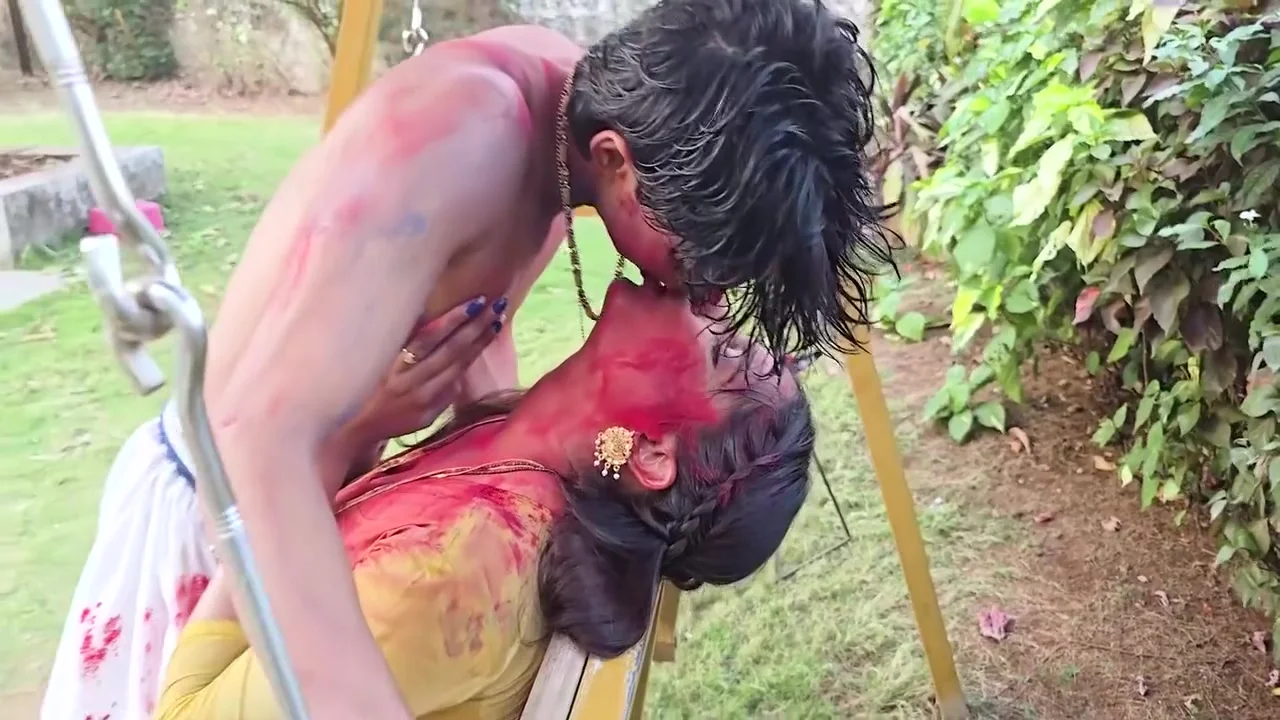 Hot Indian Desi Couple Holi Special Romance