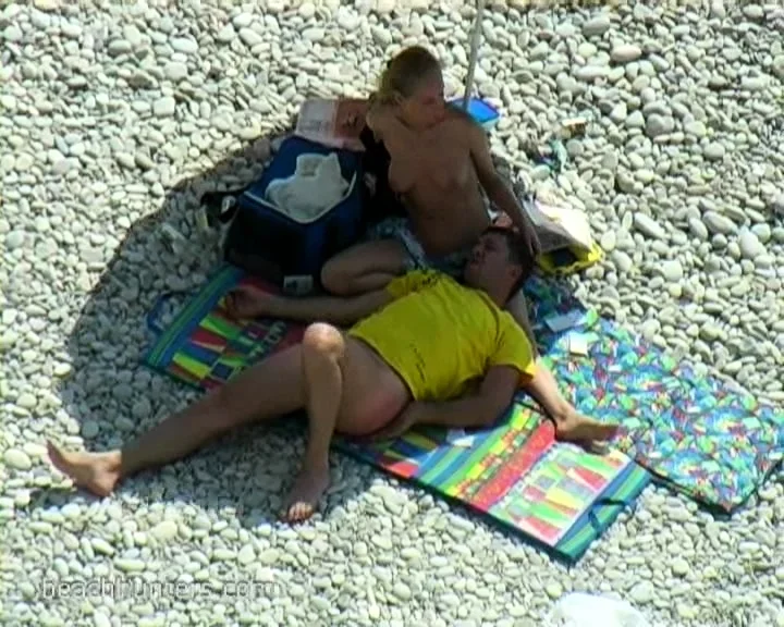 sexy cute big boobs girl outdoor fuck on beach 01