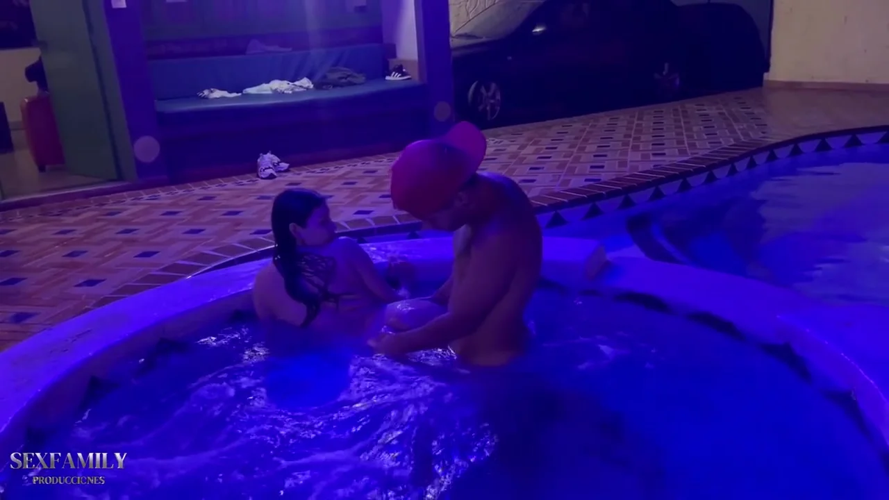 I Accompany My Cute Stepsister In A Nice Sauna And We End Up With A Nice Fuck With Many Orgasms