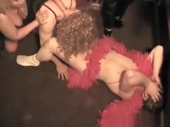 Poor dude dominated by horny sluts