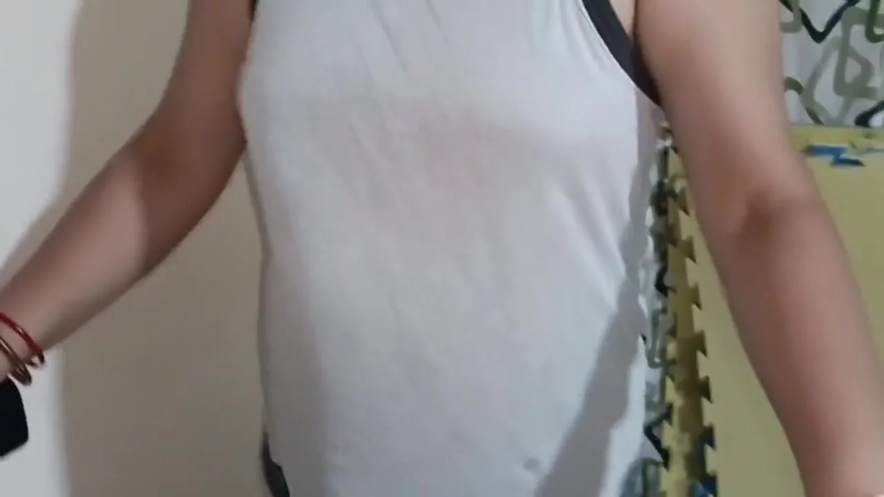 I M Horny And Naked During My Gym Session. Bumping My Tits And Ass Video