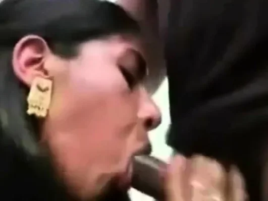 Indian girl loves to suck hard black cock