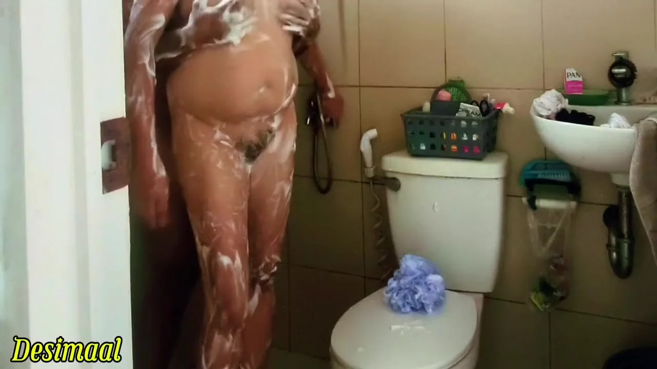 Desi Bhabhi Taking Bath With Husbands Younger Stepbrother