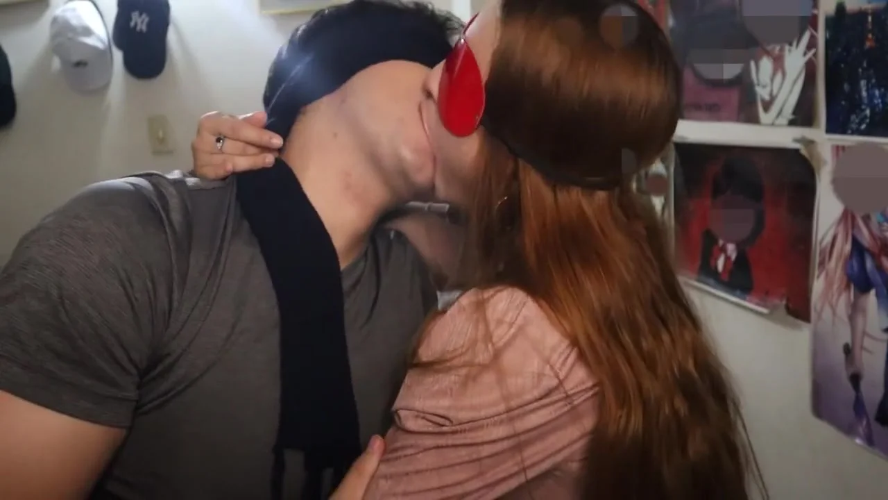 She Kisses Spectacularly Using Her Tongue