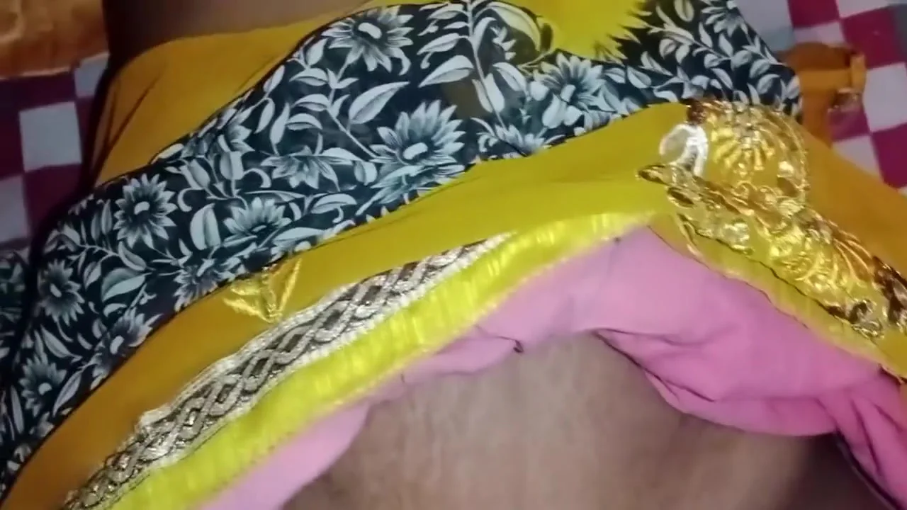 Dressed The Village Step sister-in-law In A Yellow Saree And Fucked Her
