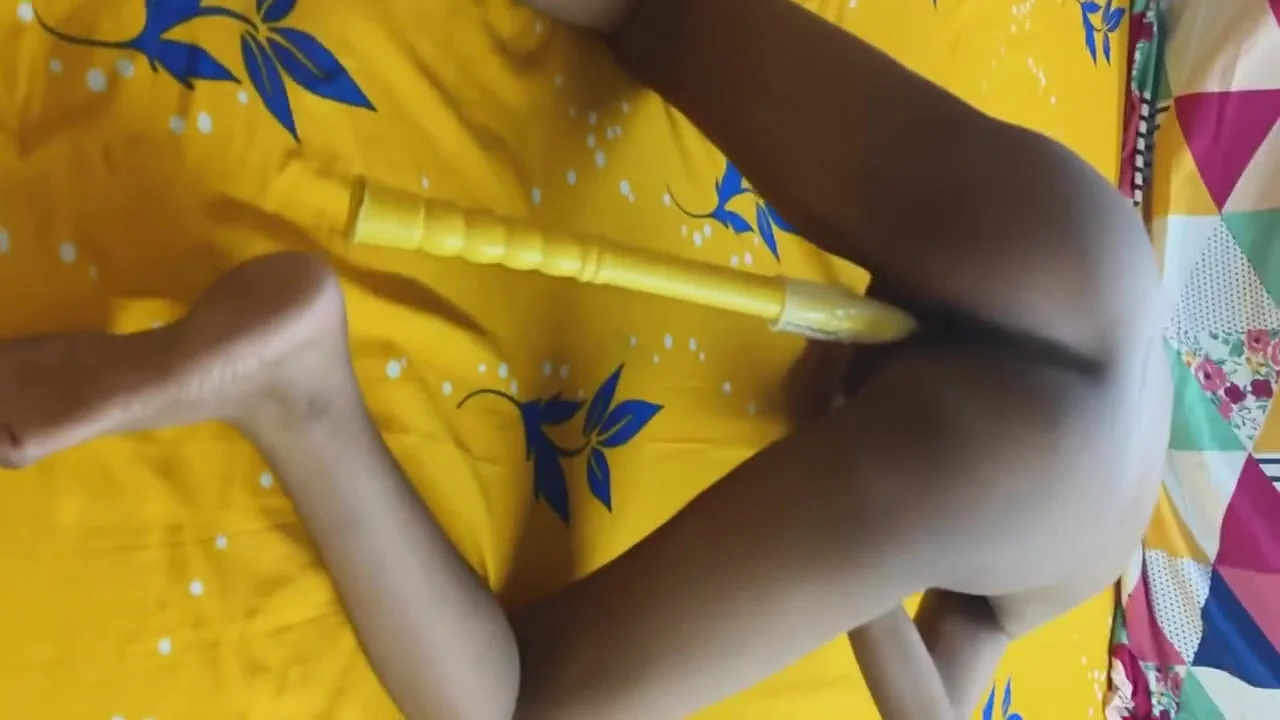 2nd Fuck With Toy Stick After Fucking With Chair