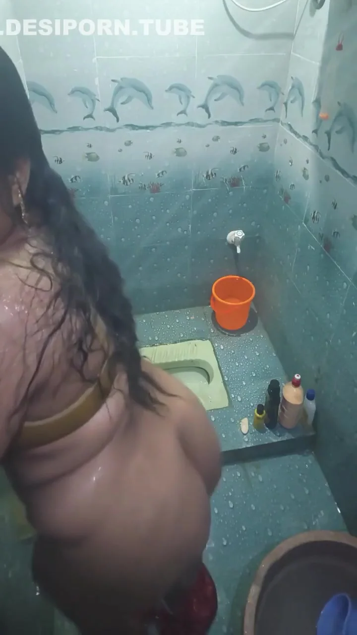 Desi Woman Showering