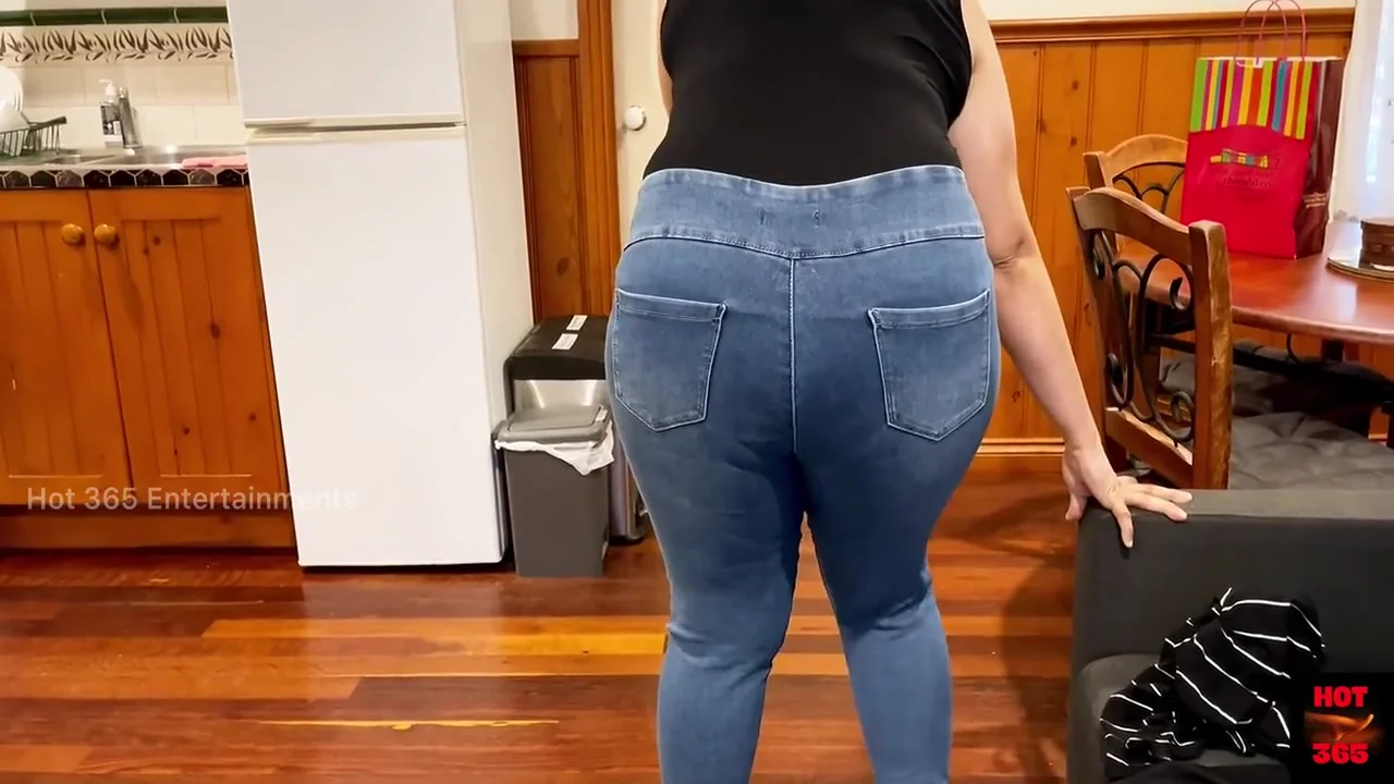 Hot Wife Seduces Husbands Friend While Changing Bra And Panty - Pressing Her Boob 4k 60fps