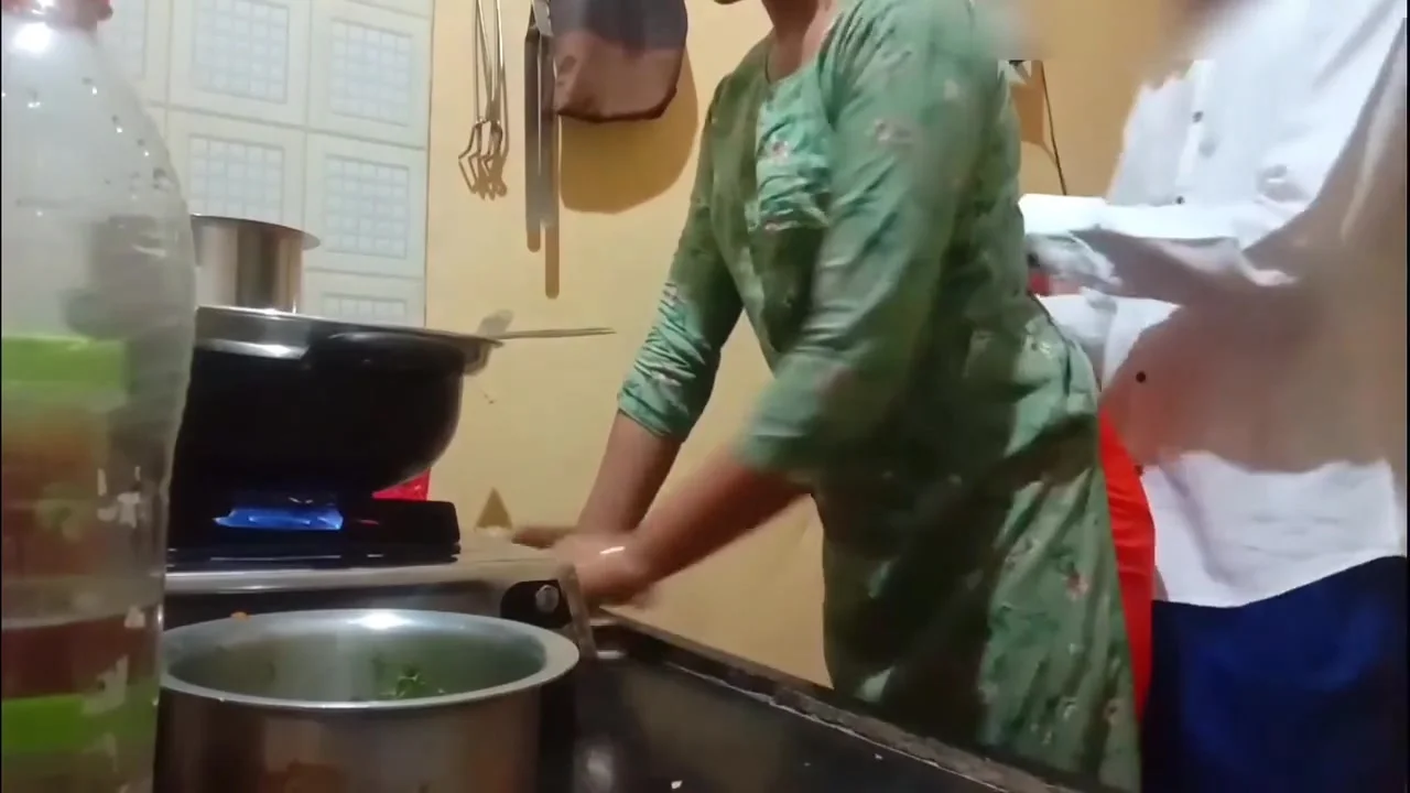 Indian Hot Wife Got Fucked While Cooking In Kitchen