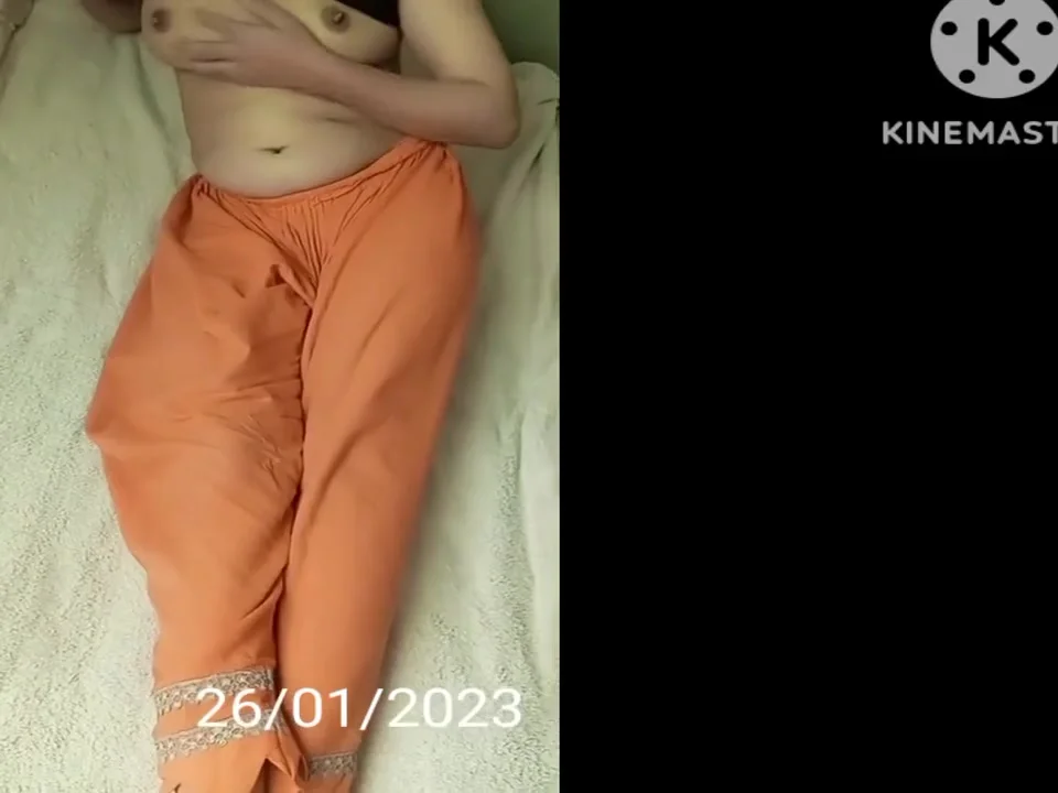 Hot Wife Playing With Boobs And Pussy