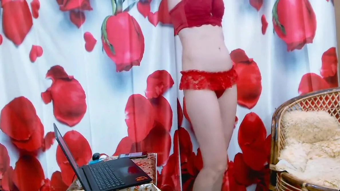 Busty Stripper On Webcam