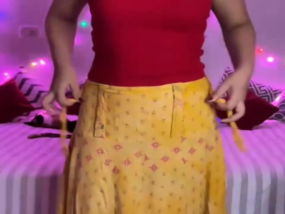 Desi Indian Girl Dancing On Video Call With Her Boyfriend