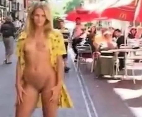 Krizstina beautiful czech naked in public