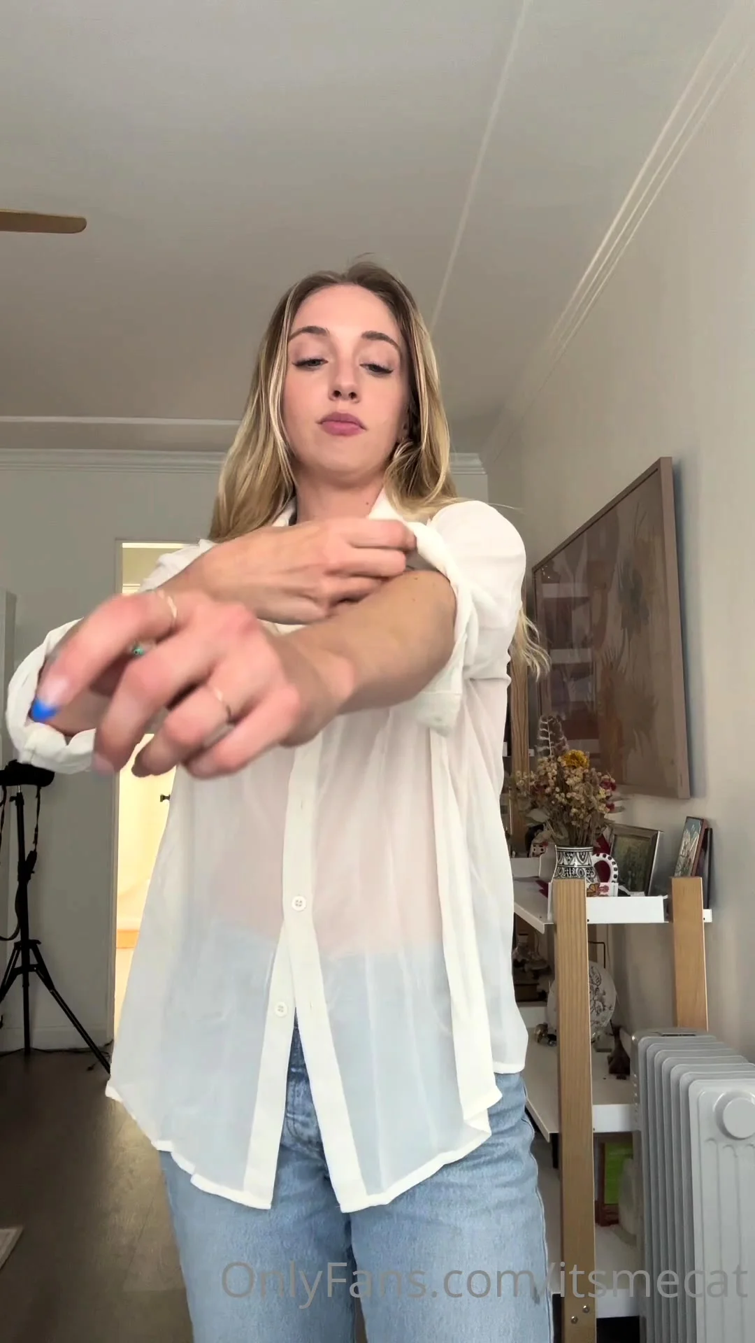 Big boob brunette masturbates on webcam