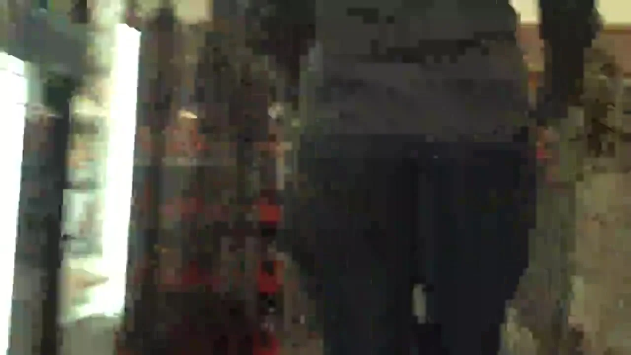 Nice ass in jeans shopping her butt around