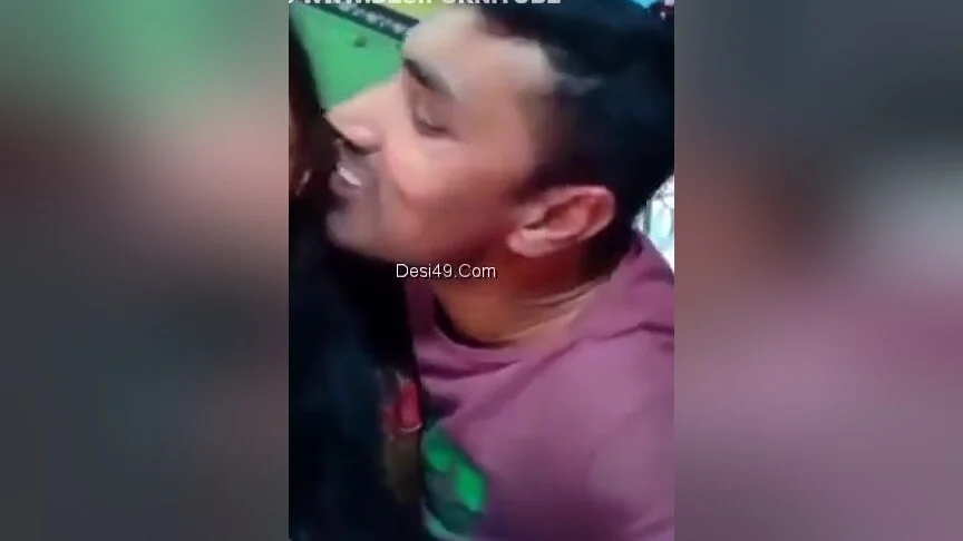 Desi Indian Couple Kissing