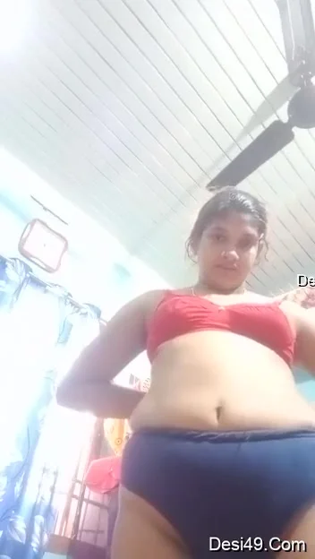 Today Exclusive- Sexy Desi Bhabhi Strip Her Cloths And Showing Boobs And Pussy 1