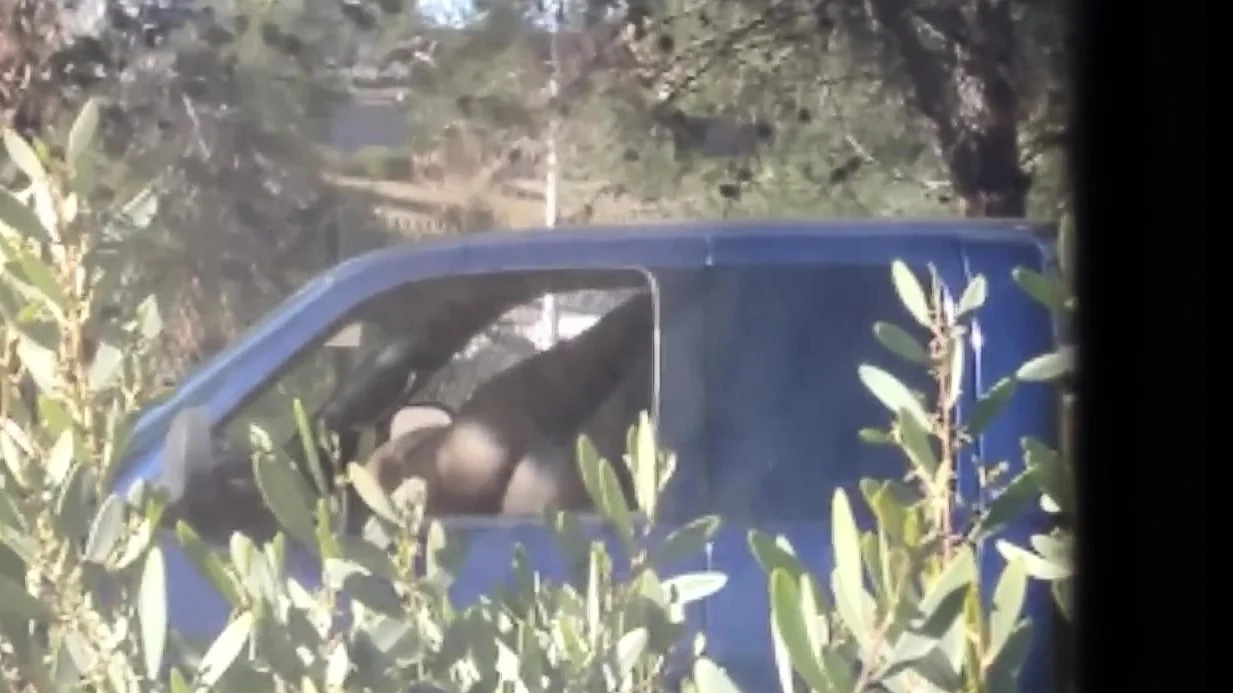 Voyeur outdoor bj on the beach