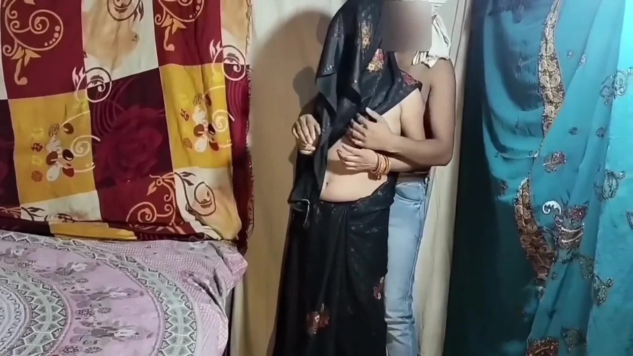 Indian Porn Black Saree Blouse Petticoat And Panty