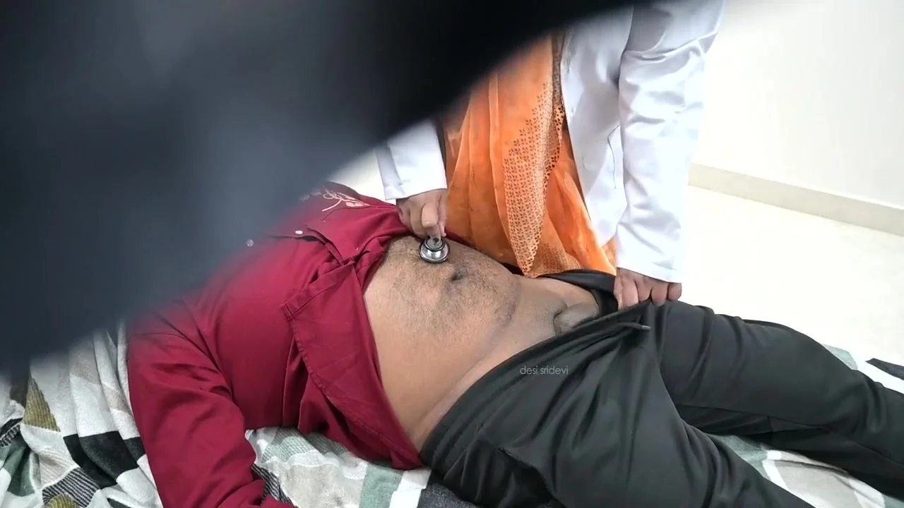 Indian Doctor Checking Patient Dick In Clinic