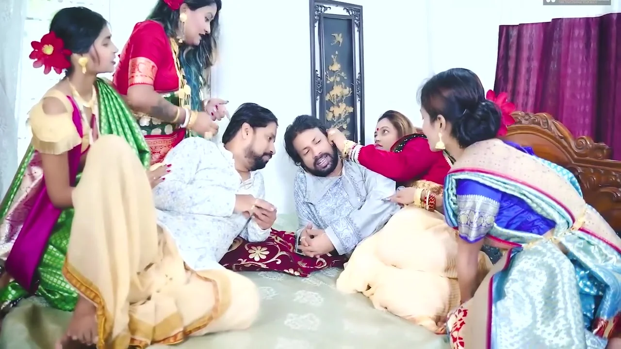 Desi Tharki Indian Jamindar Stepbrothers Share Their Four Wives At The Same Time For Real Gangbang ( Hindi Audio )