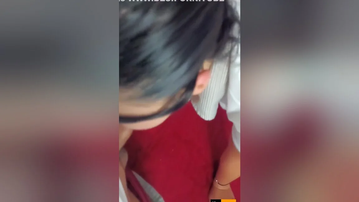 Cock-swallowing Sucking Her Classmates Cock In Her Room. Shes Drooling With Pleasure