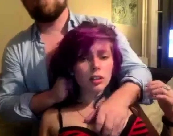 Rough Amateur Blowjob and Fingering on Webcam