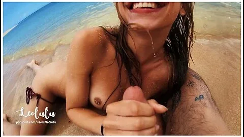 Sex On The Beach! Wild Fucking On An Island - Amateur Couple With Leo Lulu And Amatrice Francaise
