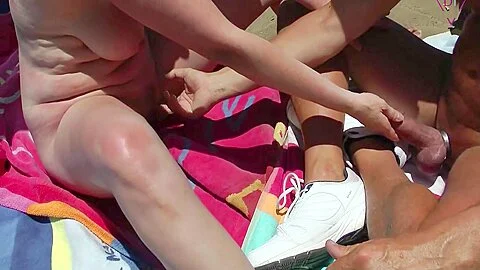 Public Beach Sex In Spain - Everyone Can Finger And Fuck Me On The Beach