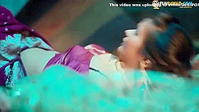 Nude Husband And Wife Have Sexy Romance On Bed - First Night