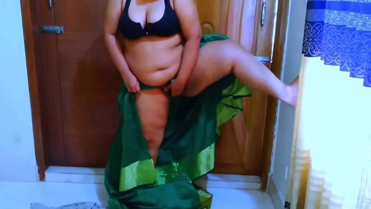 When Tamil Stepmother-in-law Gets Very Excited And Starts Masturbating, Her Stepson-in-law Catches Her And Gives Her A Rough Fuck