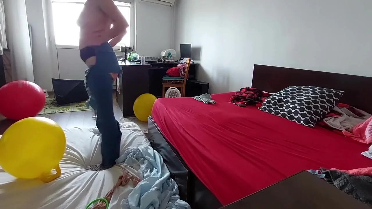 Sexy Woman Tries On Clothes And Gets