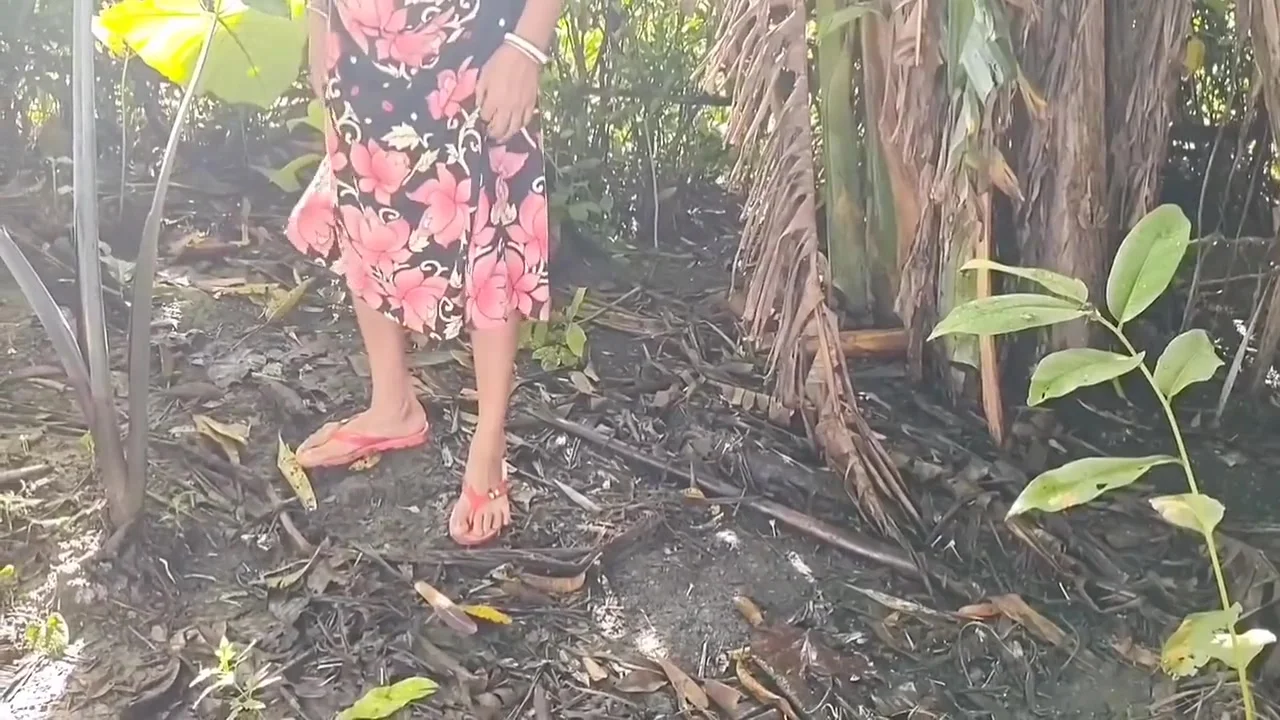 I Went Outside And Started Fingering My Pussy And Pressing My Breasts. Pee